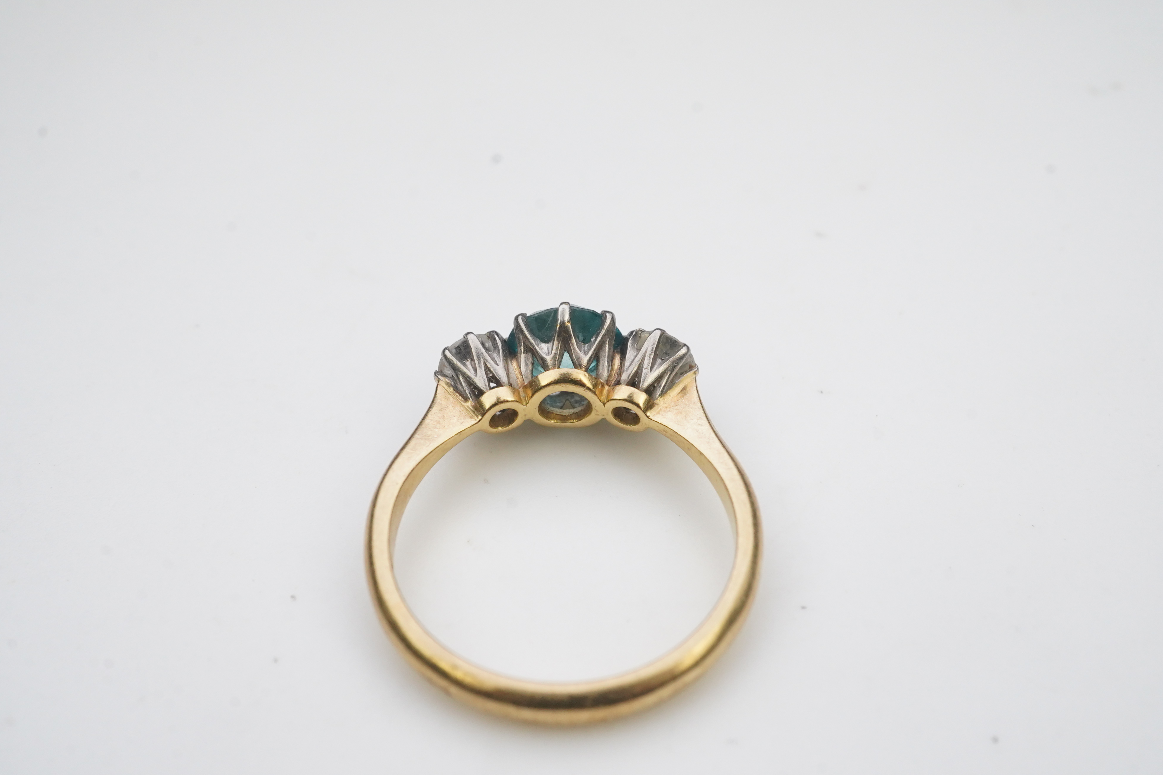 A zircon and diamond ring